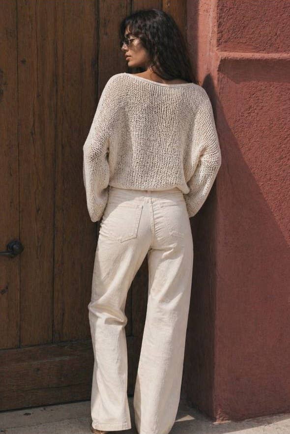Open Knit Summer Pullover | S005