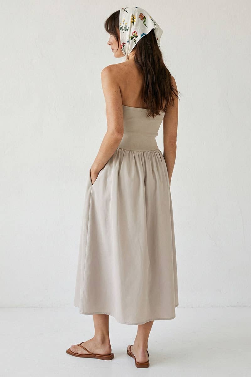 Tube Top Maxi Dress | V021