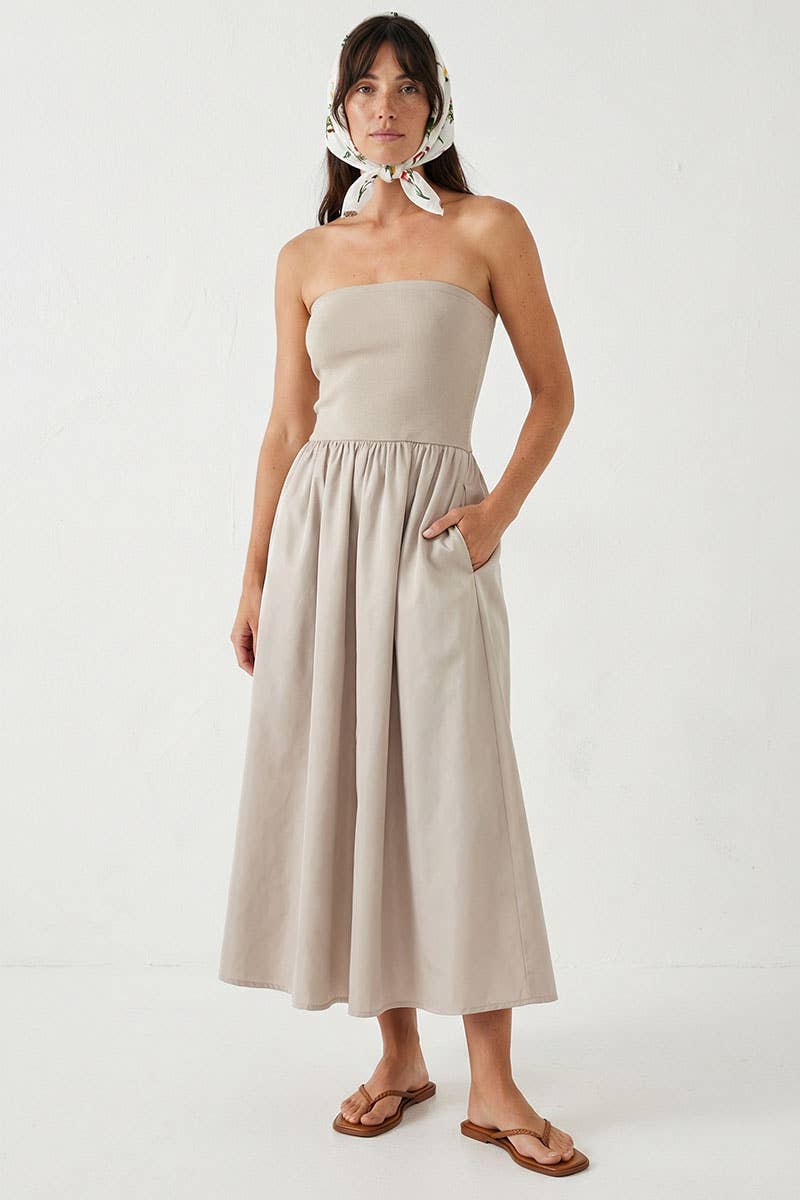 Tube Top Maxi Dress | V021