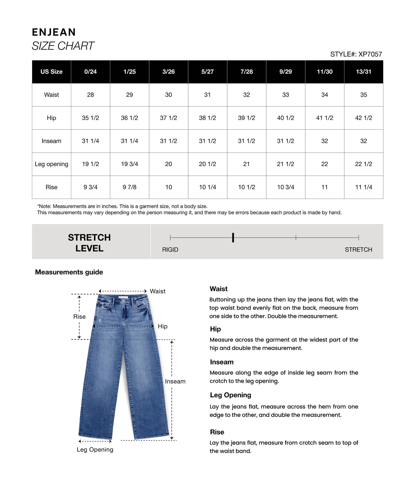 OPEN PACK Mid Waist Relaxed Wide Leg Jeans | P012